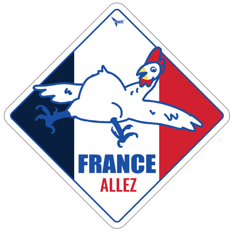 World Cup Rhombus Car Stickers - France