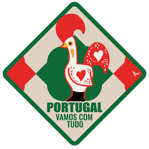 World Cup Rhombus Car Stickers - Portugal