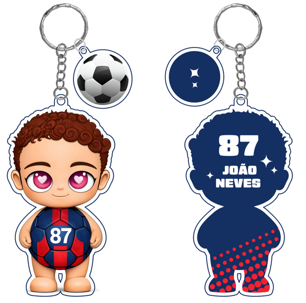 Play Bonito® x Michel & Amazonka - João Neves Keychain