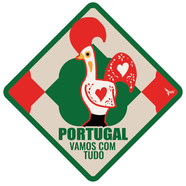 World Cup Rhombus Car Stickers - Portugal