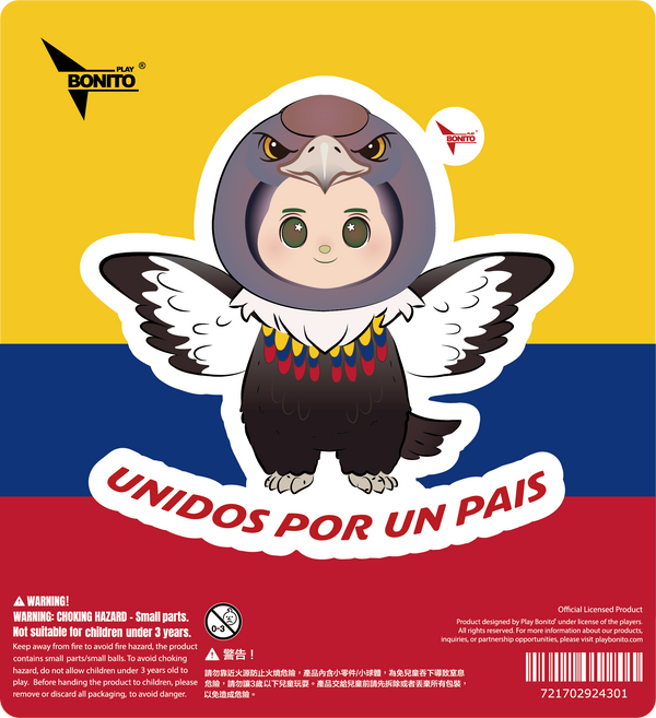 Mascot Car Stickers - Colombia